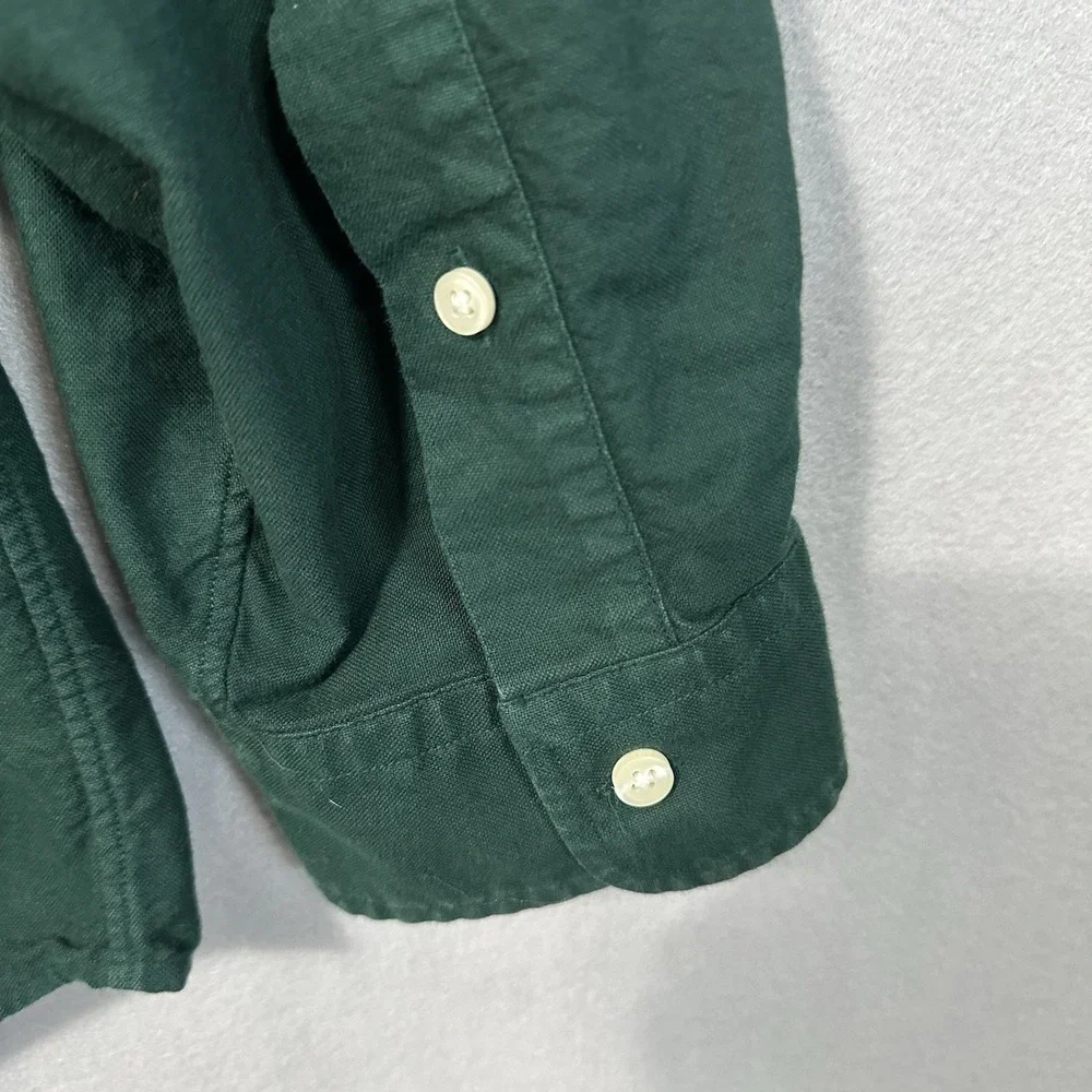 Polo Ralph Lauren Button Down Forest Green Shirt Preppy Men's 2XLT